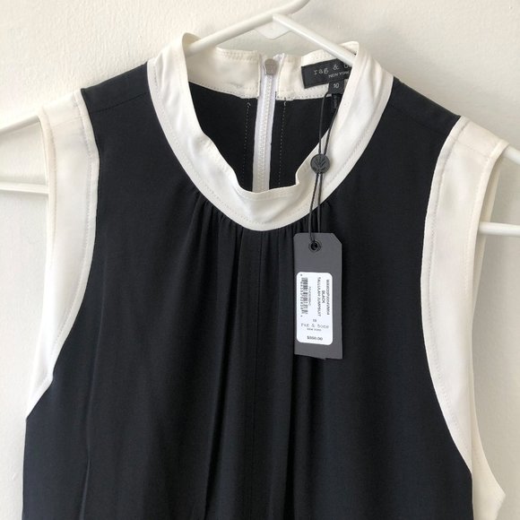 Rag and Bone Tallulah silk Jumpsuit EUC Sz 10. - Picture 5 of 5